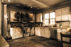 Kitchen Fire Damage 